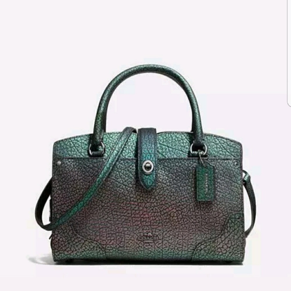Coach Mercer Satchel hologram purse